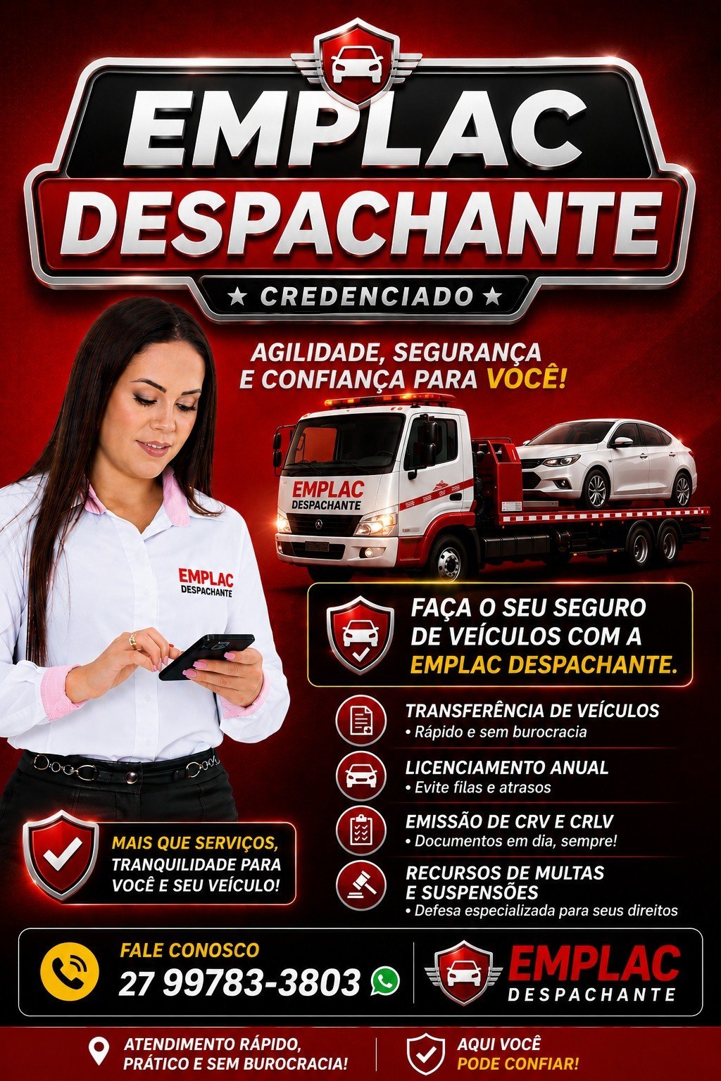 Emplac Despachante - serviços e seguro